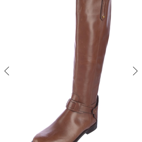 Tory Burch Leather Knee High Riding Boots - Picture 2 of 6